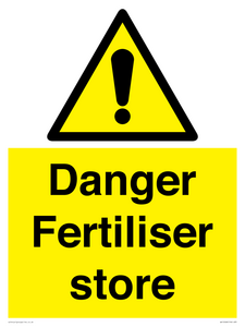 Danger Fertiliser store